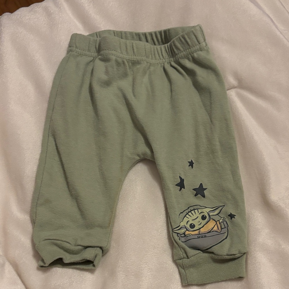 Star Wars Green Baby Yoda Jogger Pants